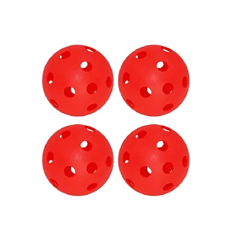 50pcs Practice Golf Balls 40mm Hollow Plastic Golf Training Balls Airflow Golf Balls for Swing Practice Driving Range