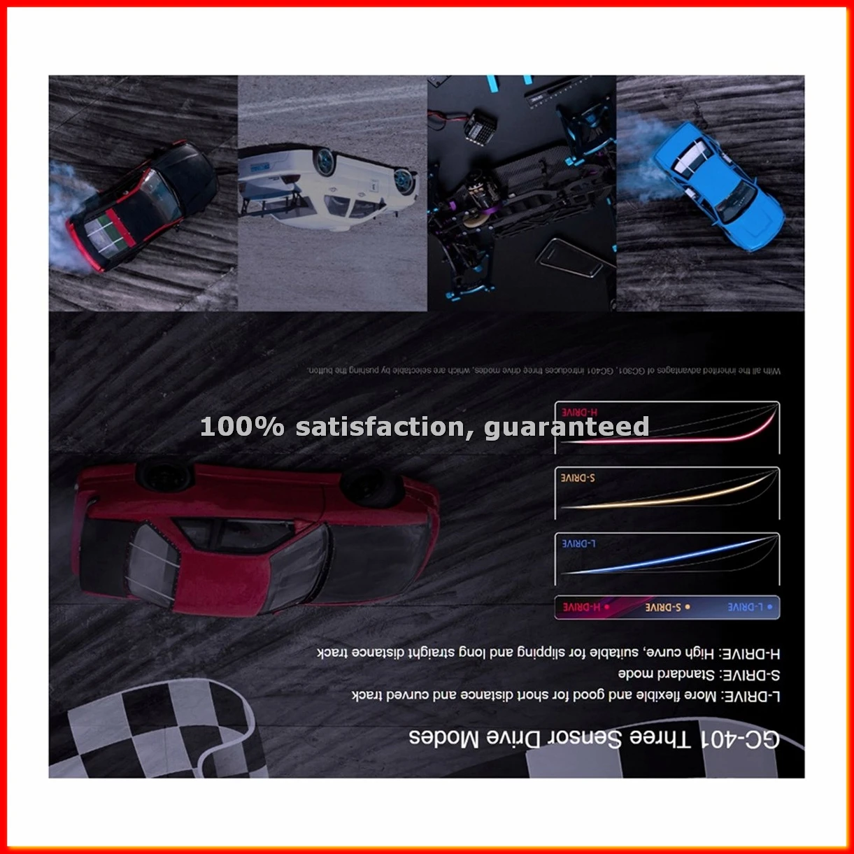 GC401 4-8.4V Mini Gyro Sensor Gyroscope for K969 RC Car Steering Output Corrective Integrated Compact-A82Z