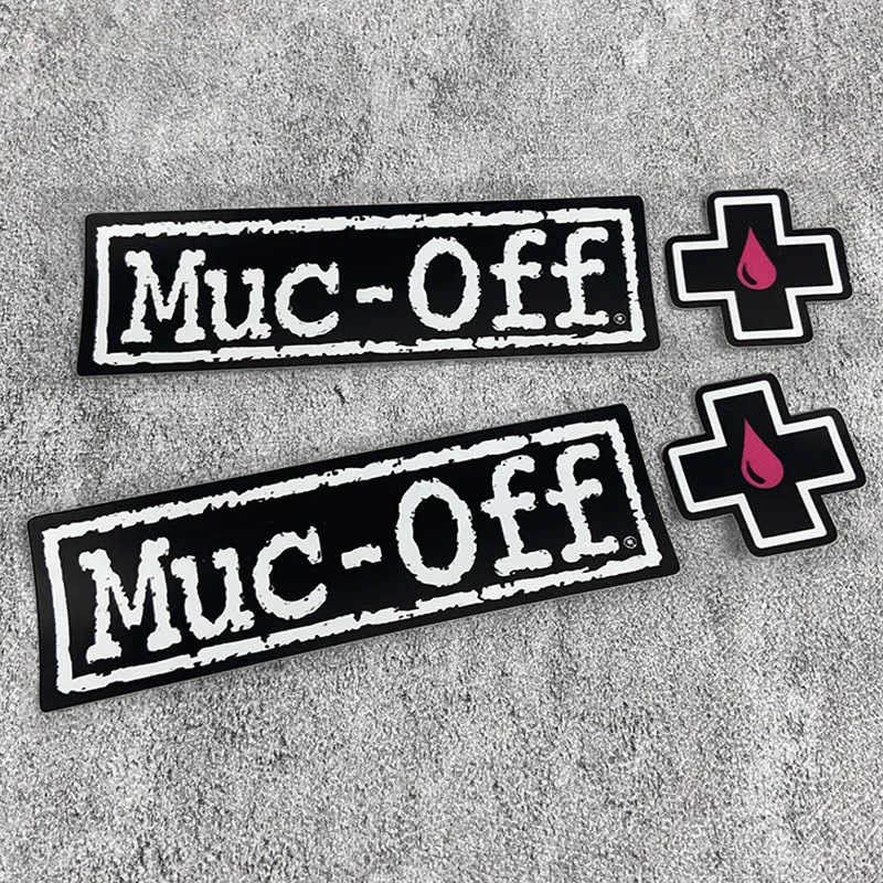 

waterproof sticker for road bike beam decoration. A MUC-OFF sticker for outdoor enthusiasts to protect the frame from scratches,