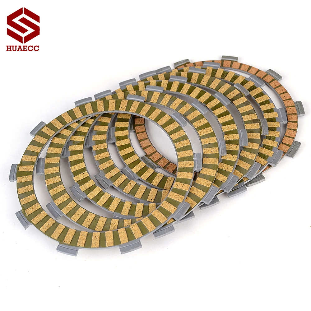 Clutch Friction Disc Plates for Honda Steed 400 NV400 CJ CK CS CV NT400 Bros 400 NC25 VT500 ED EF VRX400T NC33 NV400 Shadow