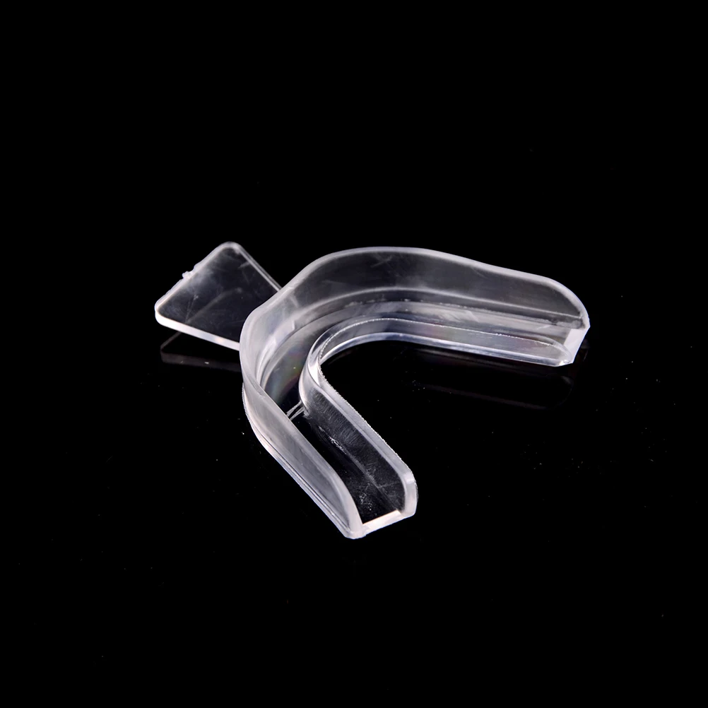 1pcs Transparent Thermoform Moldable Mouth Teeth Dental Trays Teeth Whitening Guard Gum Shield Mouth Tray Whitener Equipment