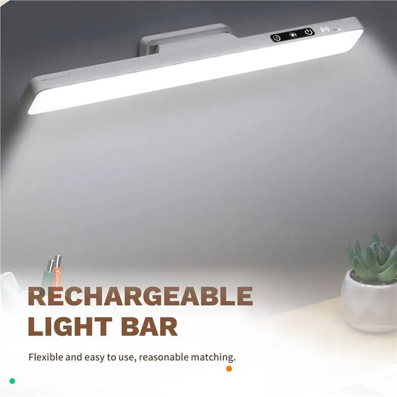 【ORNAMENT】Mirror Lights Rechargeable Light Bar 5 Colors Dimmable Kitchen Ceiling Light Remote Control Included