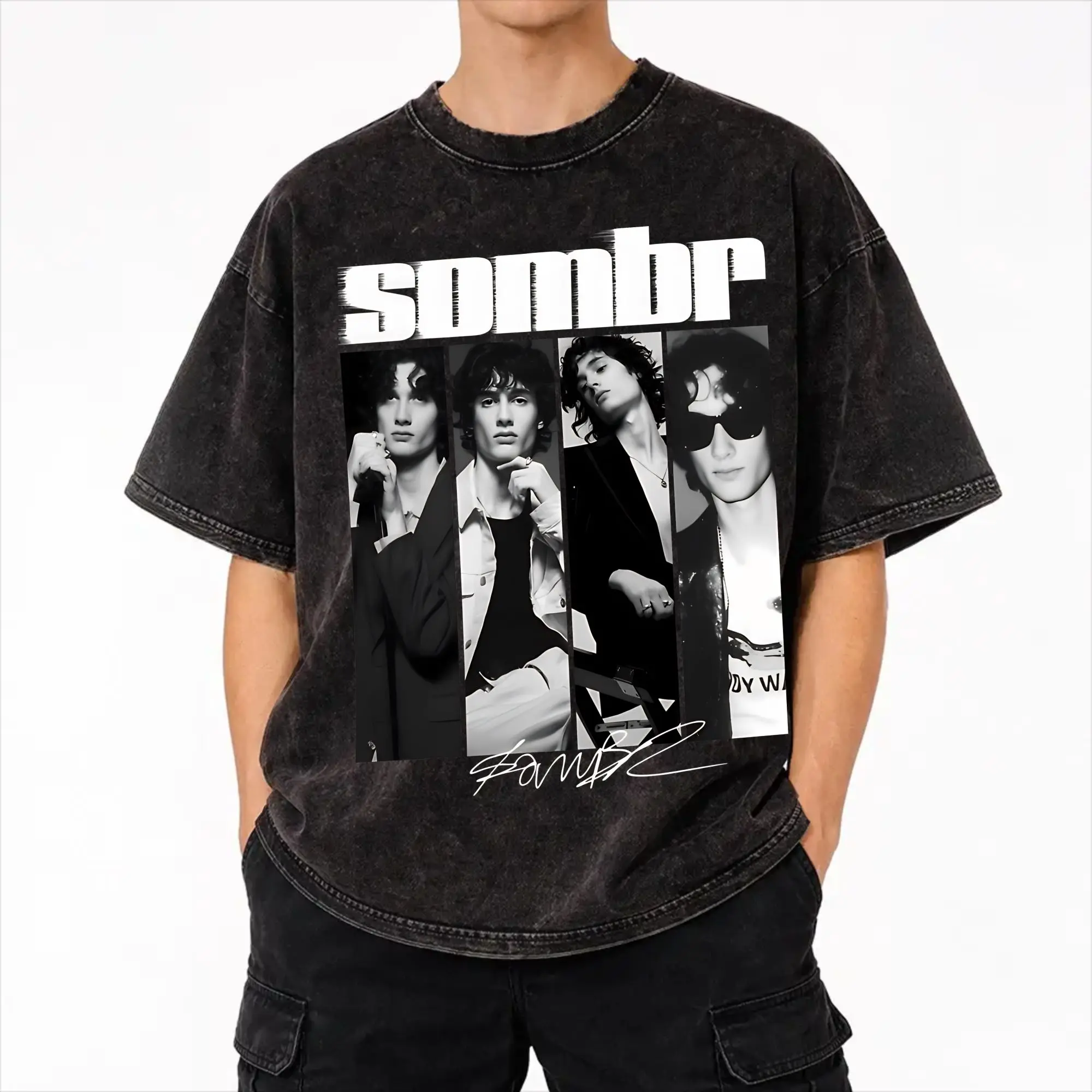 Summer Sombr Youare The Reason World Tour 2026-2027 Washed T Shirt Apparel Harajuku T-Shirts  for Men Women Tee Shirt