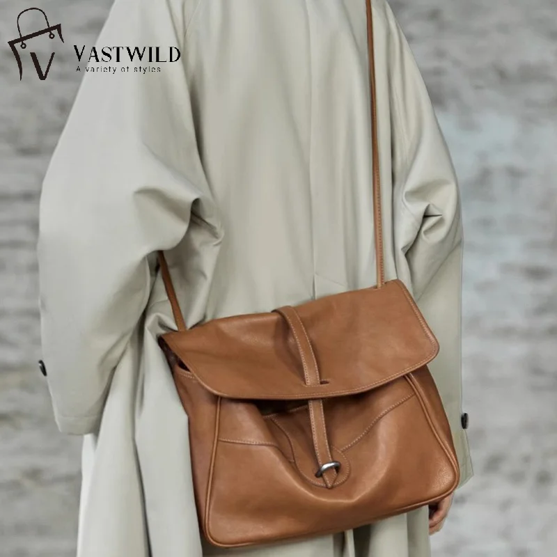 

Женская мягкая сумка через плечо из искусственной кожи в стиле ретро, большая сумка через плечо, большая вместительная сумка-мессенджер с клапаном на молнии, универсальный кошелек