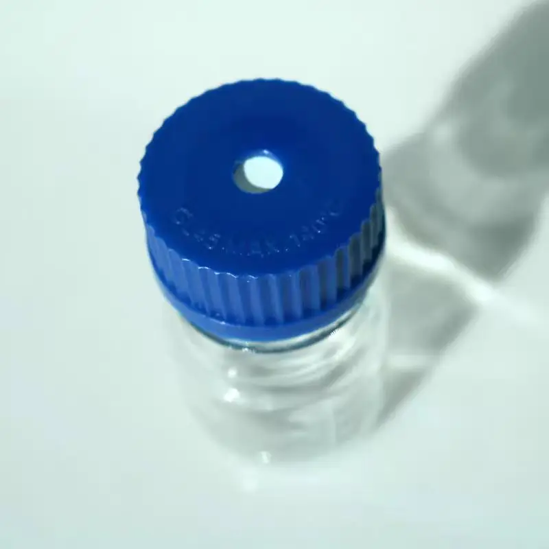 1PC GL45 Breathable Cap PTFE Membrane Perforated  Membrane Filter Cap Cell Culture Reagent Bottle Cap Shu Niu Cell Bottle Cap