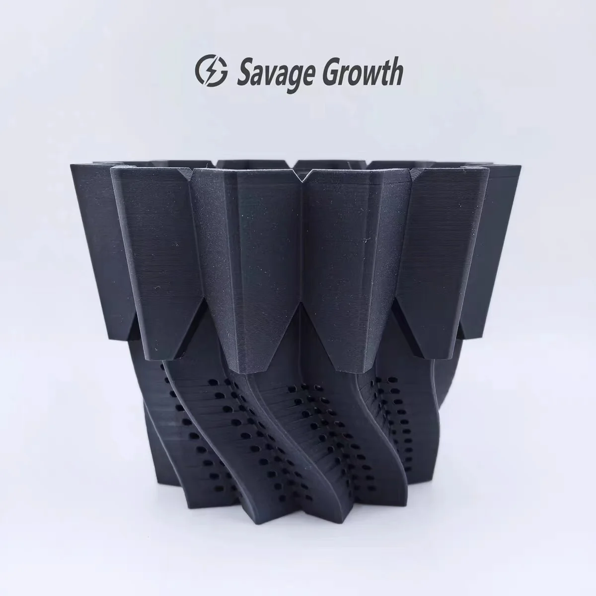 

3D printed root flowerpot trendy plant agave ivory palace succulent flowerpot breathable and water-permeable breathing pot YM35