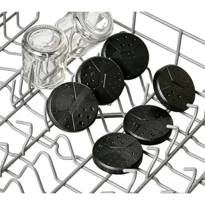 ABWZ-For Oui Yogurt Jars(5 Oz) Replacement Lids- 6PCS Adjustable Shaker Caps, Dishwasher Safe Spice