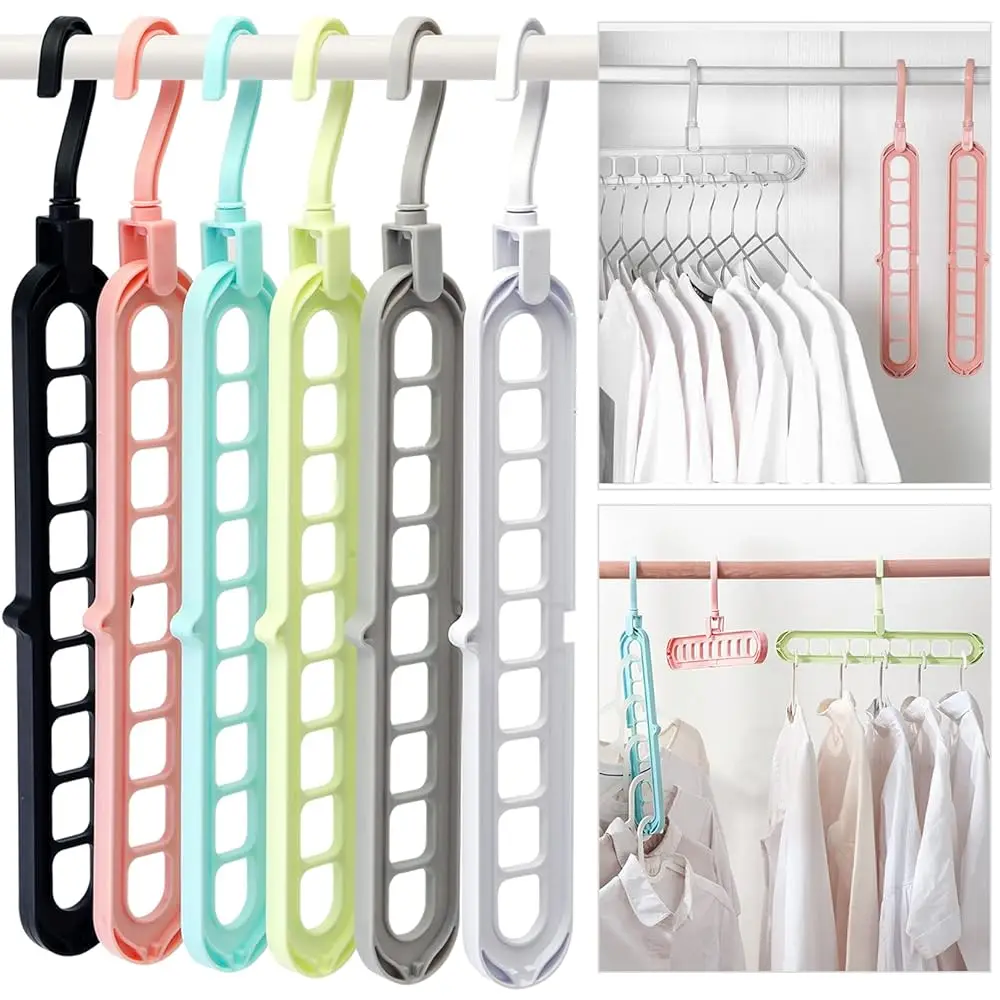 

Closet Organizers And Storage,College Dorm Room Entials,Pa Of 6 Multifunctional Organizer Magic Space Saving Hangers With 9