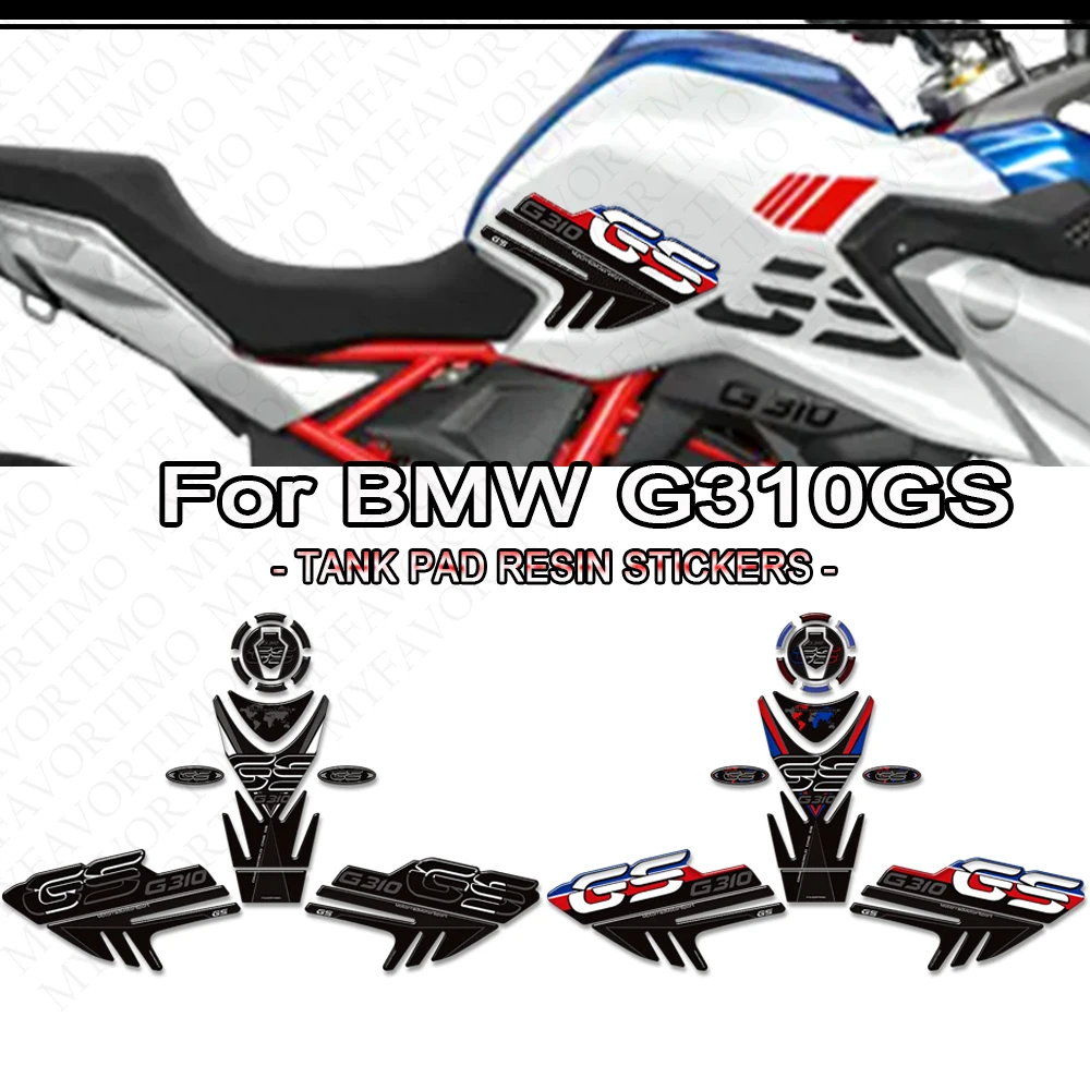 Do BMW G 310 GS G310GS G310 Adventure ADV Tank Pad Gas Fuel Oil Knee Stickers Decals Fairing Fender Protector 2017-2024 2025