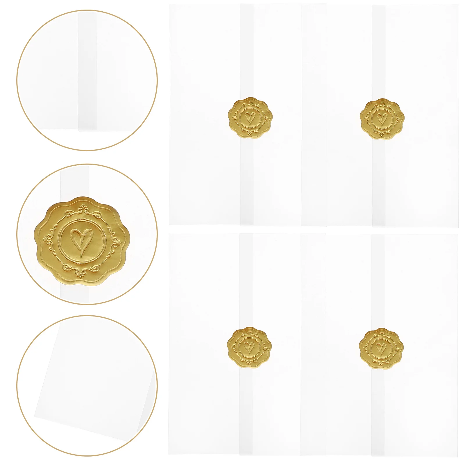 

1 комплект полупрозрачных конвертов для писем, премиум-класса, легких, устойчивых к разрывам, для объявлений, приглашений, открыток, конвертов для дома