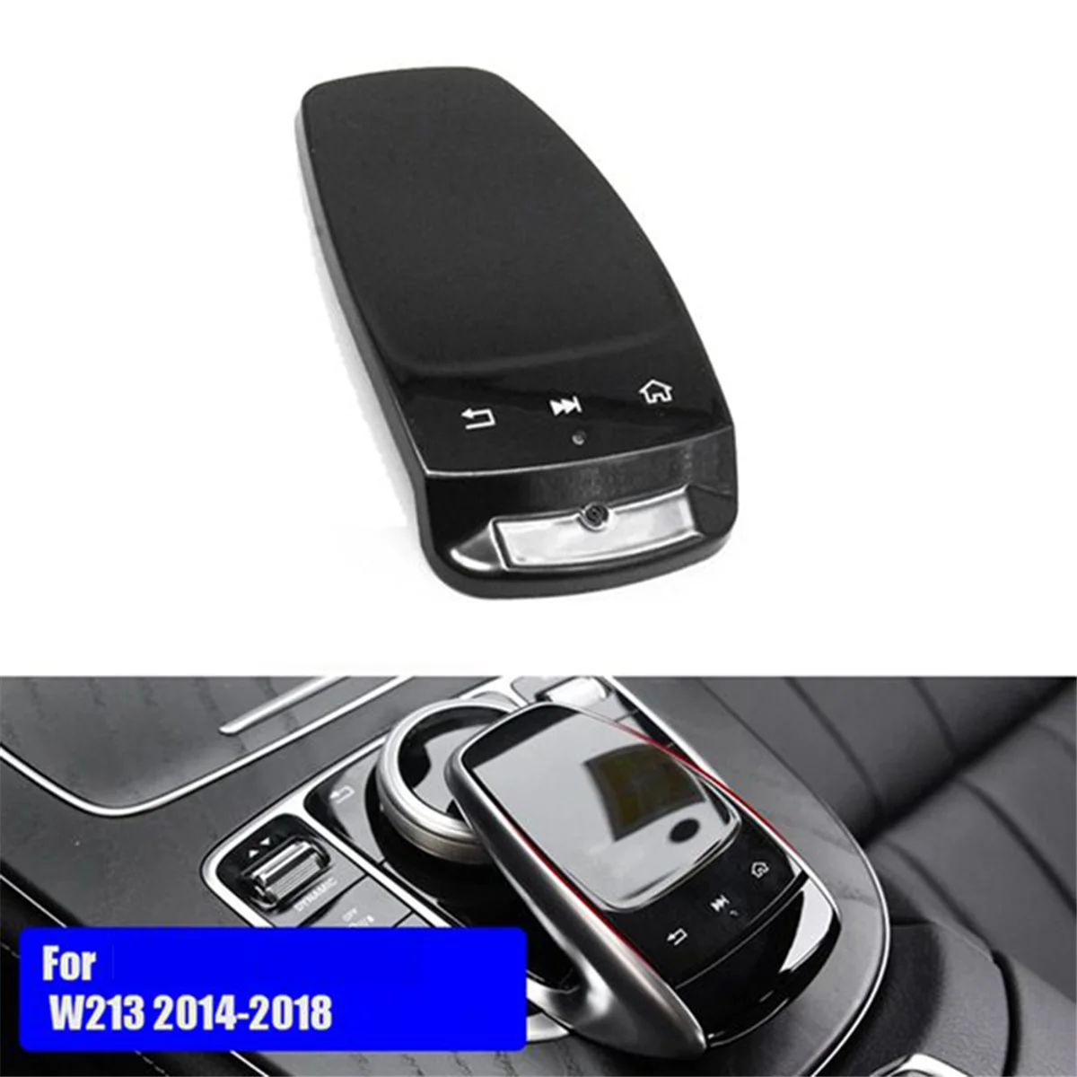 T45C_Car غطاء ماوس لوحدة التحكم المركزية بخط اليد 2139008109   لمرسيدس الفئة E W213 2014-2018