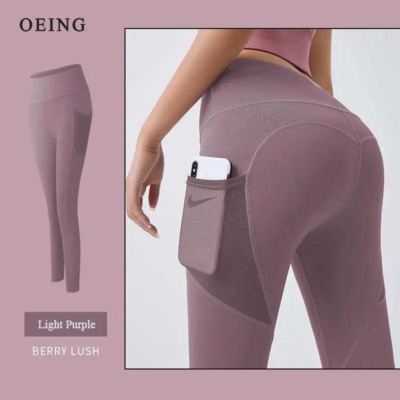 High Waist Yoga Pants Women Sports Leggings With Pocket Girl Gym Leggings Runing Tights Female Fitness Trousers Sportswear