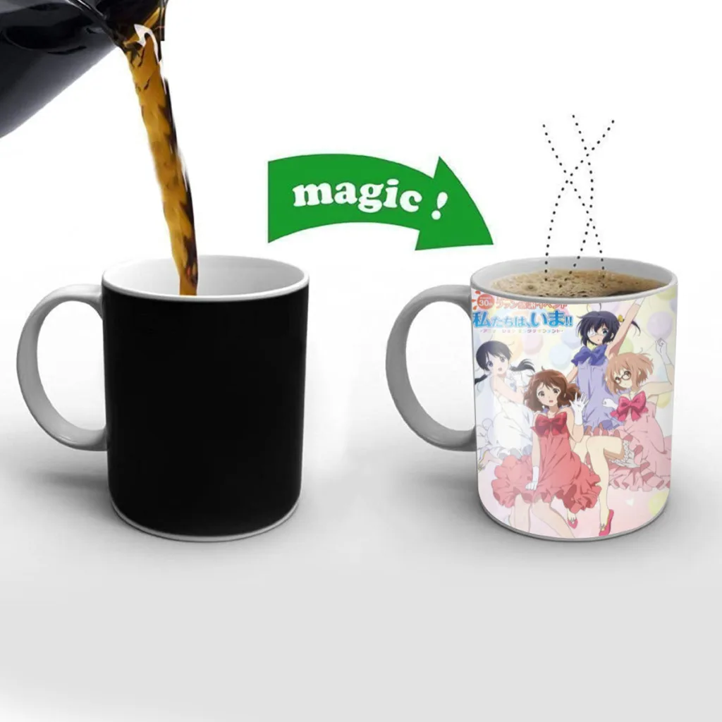 

Tamako Market Tea Coffee Mugs Thermal Color-changing Cups Milk Cup Wedding Gifts