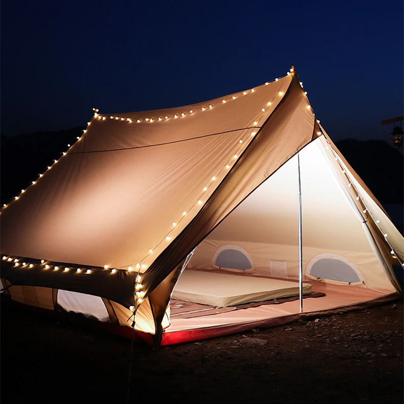 Glampling Camp Light 50M Garland LED Ball String Light Christmas Fairy String Decorative Light for Home Wedding Party Decoration