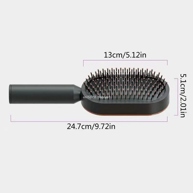 Curly Hair Styling Brush Wide Teeth Combs Women Scalp Massage Comb Anti-Static Detangler Hair Brush Dropship