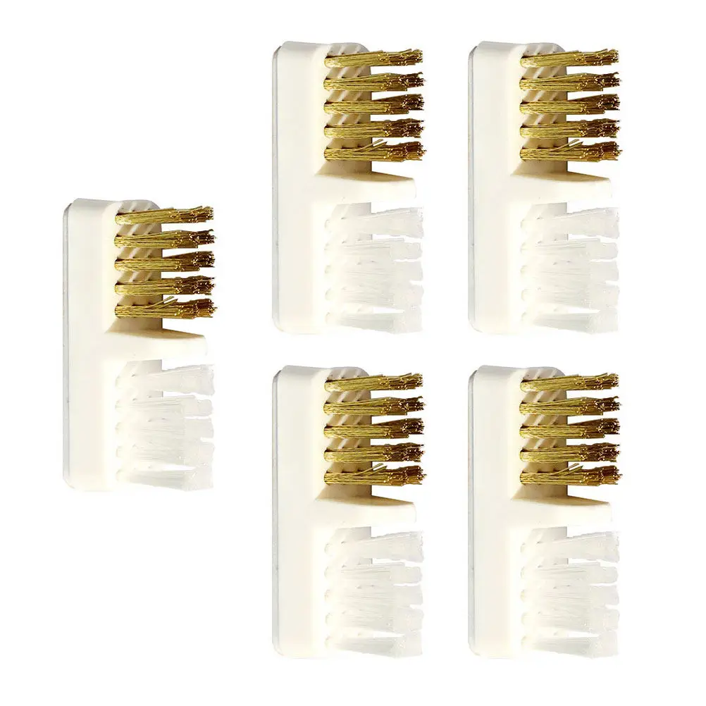 

5Pcs Copper Wire Nail Drill Bit Brush Strong Bristles Fast Convenient Cleaning for Nail Polishing Drill Bits Manicure Tools Kit