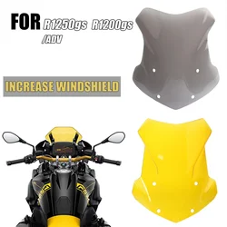 R1200GS R1250GS NEW Elevated Windscreen Windshield For BMW  R 1200GS/LC/1250GS ADV Adventure Wind Shield Screen Protector Parts