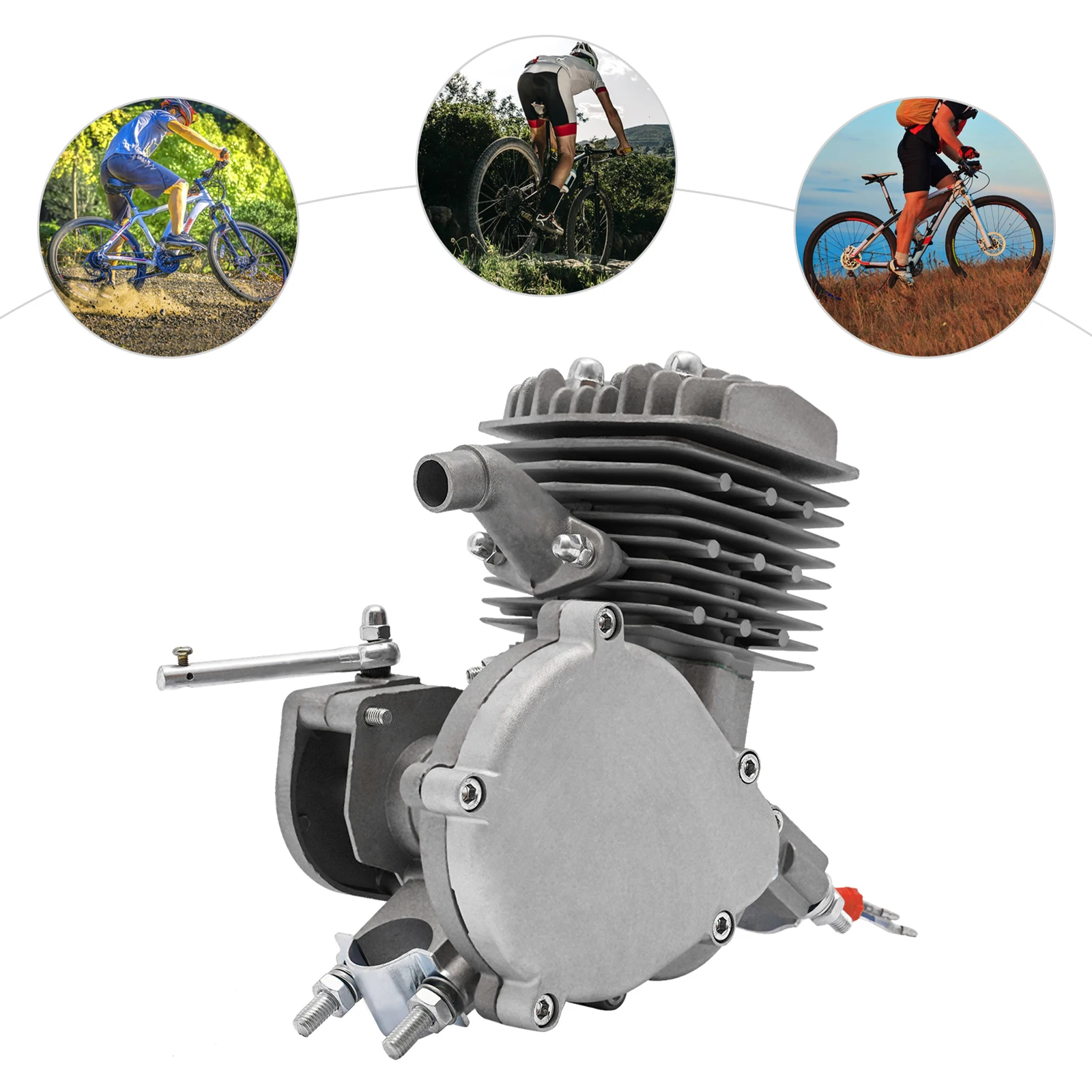 

80cc 1.85kw Bicycle Motor Bike Motorized 2 Stroke Petrol Gas Engine For Most 26-28" Wheeled Bikes With V-frames