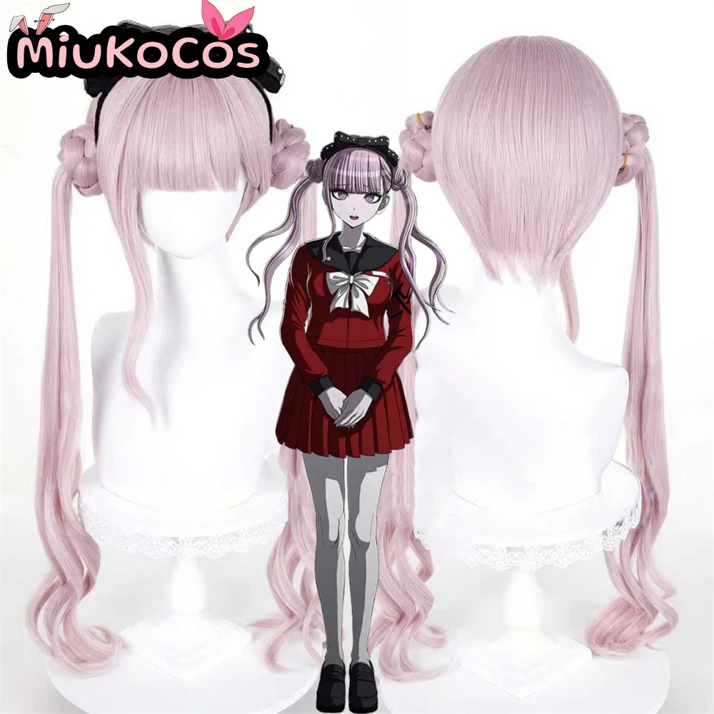 IN STOCK Kako Tsukumo Cosplay Wig The Hundred Line: Last Defense Academy Cosplay Pink Color Hair