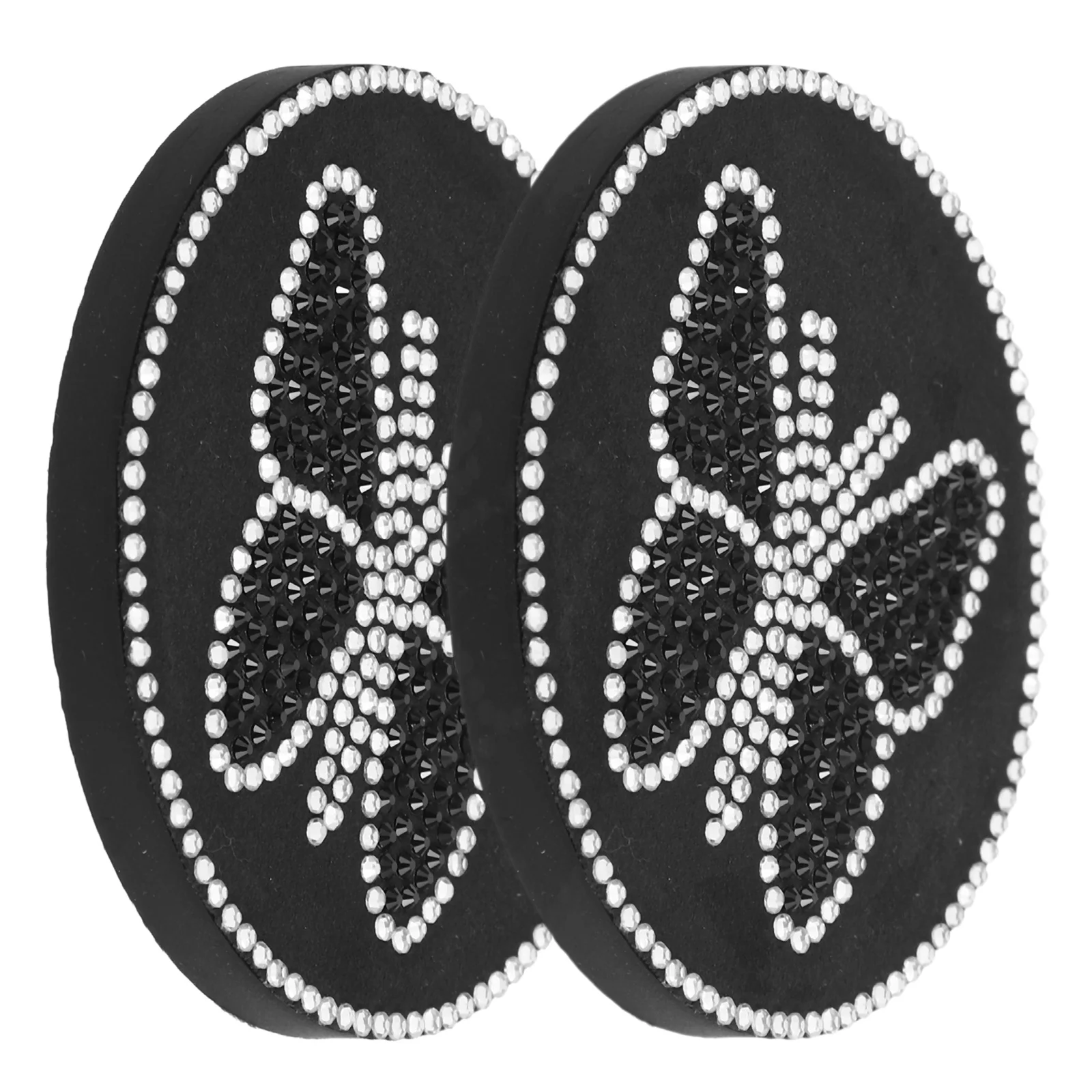 

2Pcs Butterfly Rhinestone Car Cup Coasters Nonslip PVC Bling Car Cup Holder Inserts Vehicle Interior Accessories