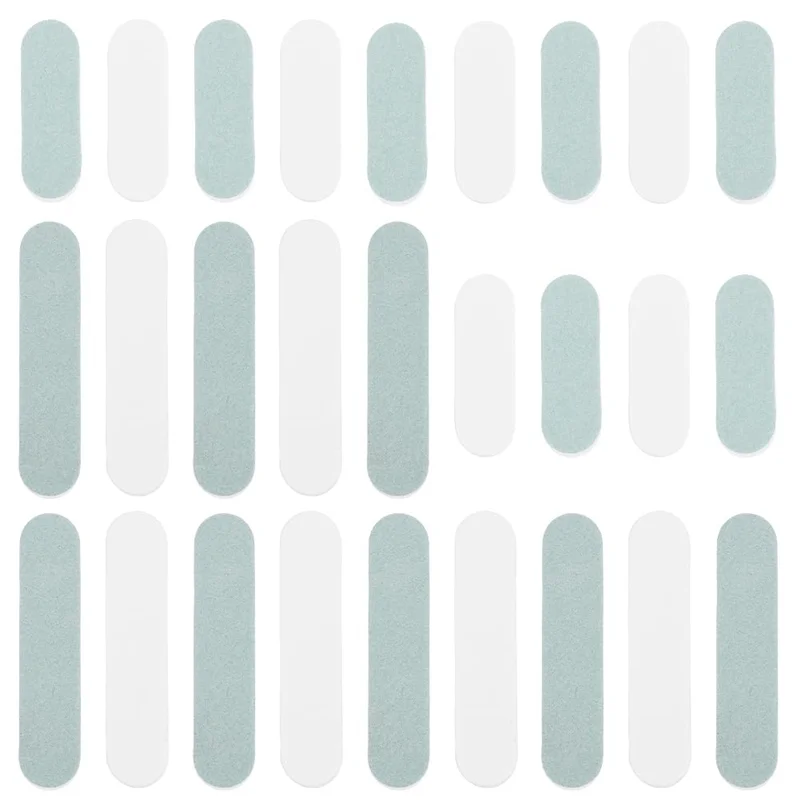 

ABVJ-30Pcs Silver Polishing Stick Rectangle Double-Sided Sanding Buffing Bars 0.76X2.3Inch/0.78X3.5Inch For Jewelry Supplies