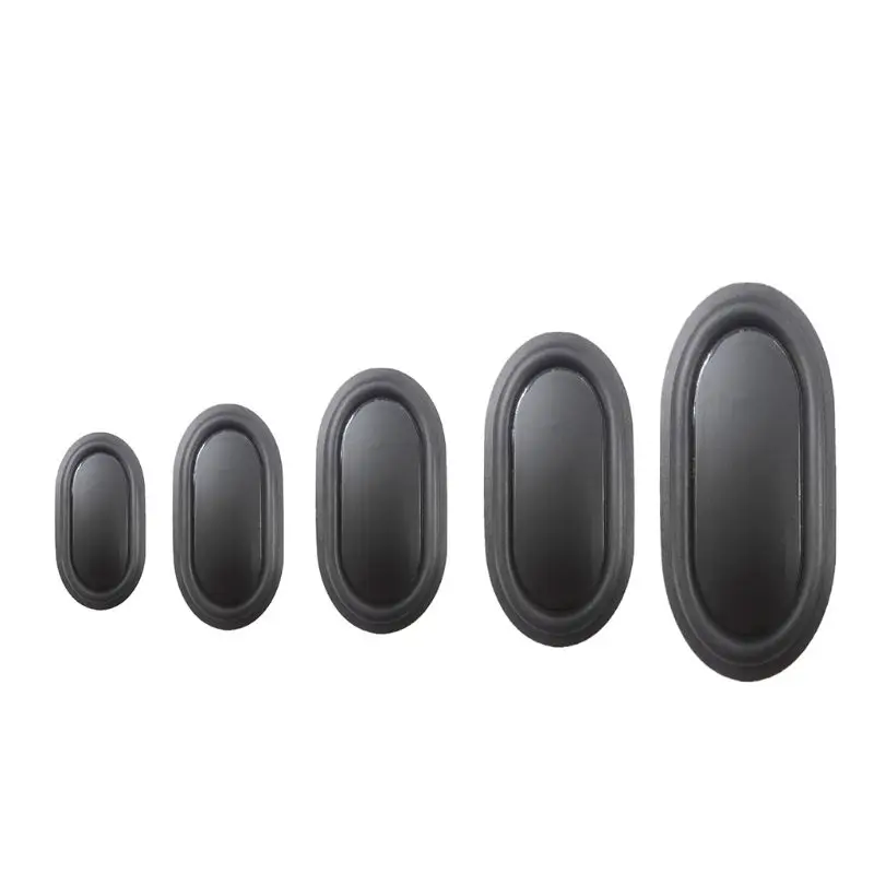 2PCS Oval Bass Diaphragm Rubber Speaker Plate Passive Radiator Auxiliary Bass Vibration Plates 2040-6090