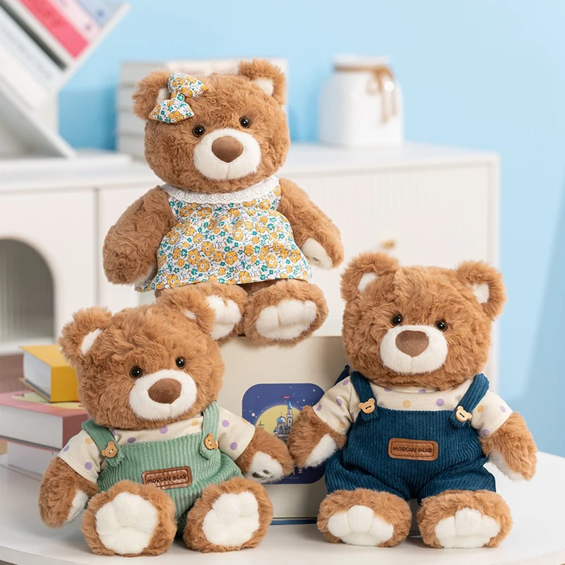 

Cute Bear Plush Toy Wearing A Skirt Doll Birthday Gift Pillow Bear Valentine's Day Girlfriend Gift Kawaii Room Decor