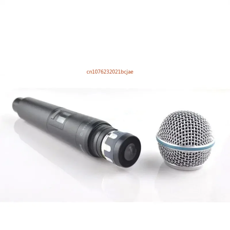 Shure-micrófono inalámbrico GLXD 4 BETA 58A, 2 micrófonos de mano, dinámico, profesional, Karaoke640-690MHZ de escenario para fiestas