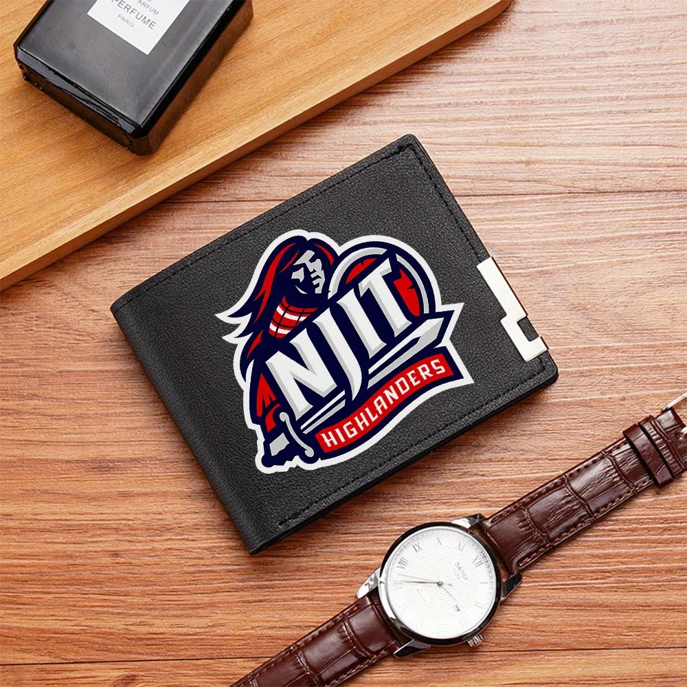 Warrior shield sword NJIT team logo Men's Wallet Printing Design Simple Modern Stylish Business Father's Boyfriend's Christmas L