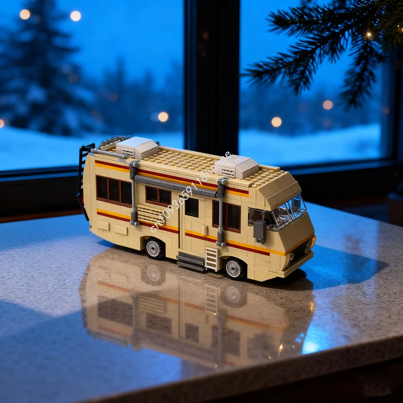 

662pcs MOC The Crystal Ship Breaking Bad Model Building Blocks Toys Architecture Christmas Gift Assemble DIY Idea Education Kids