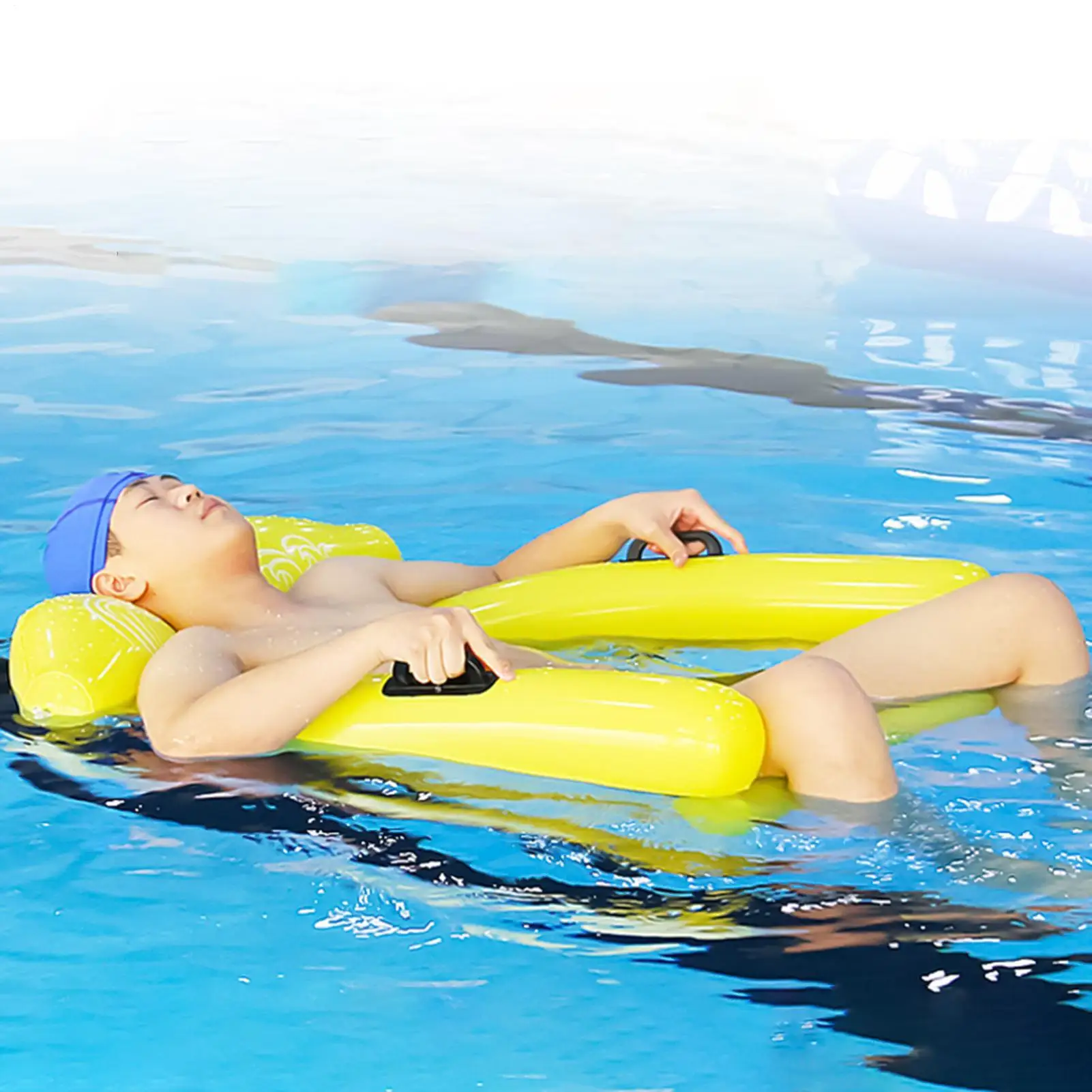 Amaca galleggiante multiuso gonfiabile per piscina galleggiante poltrona lounge per viaggi spiaggia fiume mare nuoto vacanza festa in famiglia