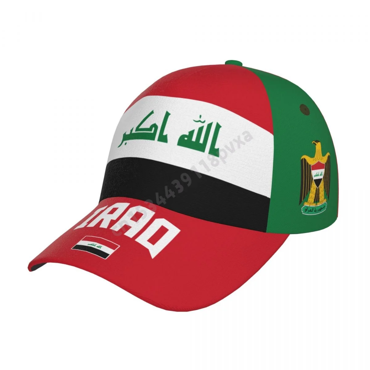 

Unisex Iraq Flag Iraqans Adult Baseball Cap Patriotic Hat for Baseball Soccer Fans Men Women