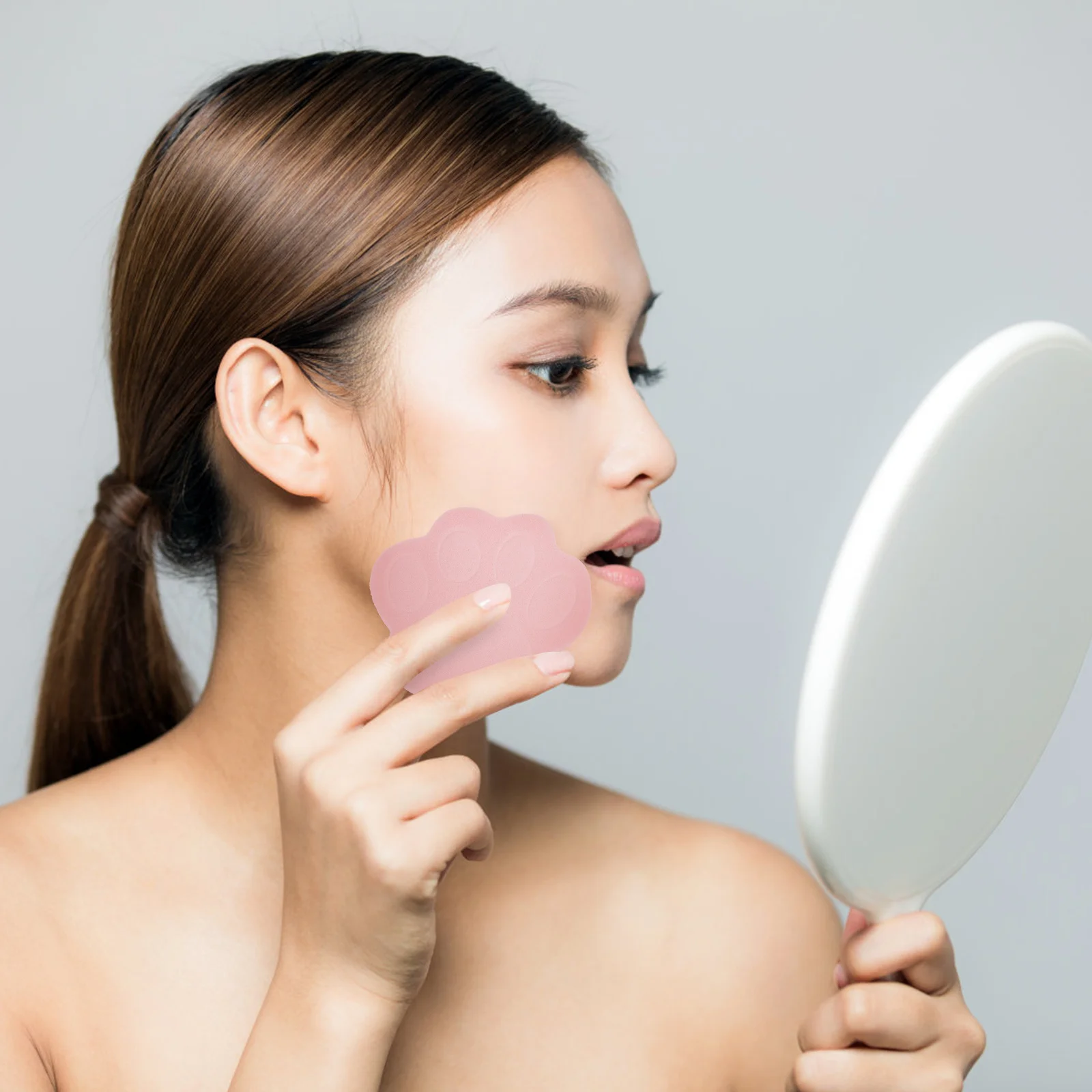 

8Pcs Face Washing Pad Facial Cleaning Sponge Puff High Elastic Makeup Sponge for Oil Control and Pore Cleansing Cat Claw Texture