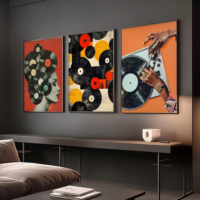 Woman With Vinyl Re…