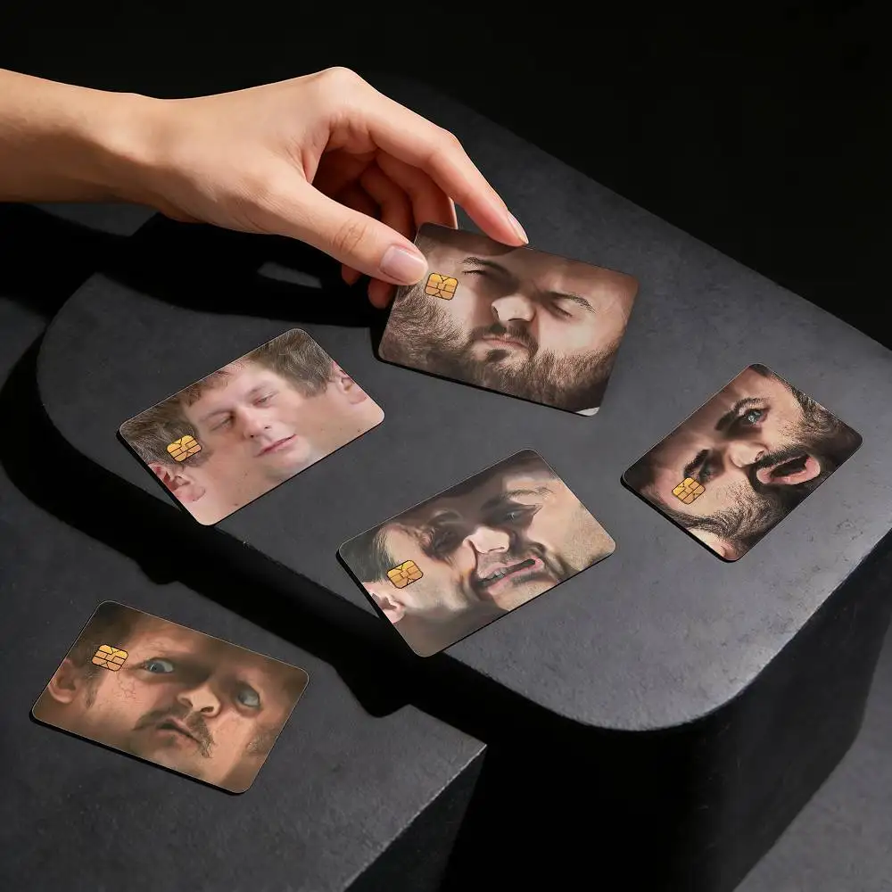 Halloween Horror Twisted Face Art Hot Sale Decor Exquisite Card Sticker For Debit Credit Bank Cards Skin Cover Gift Student