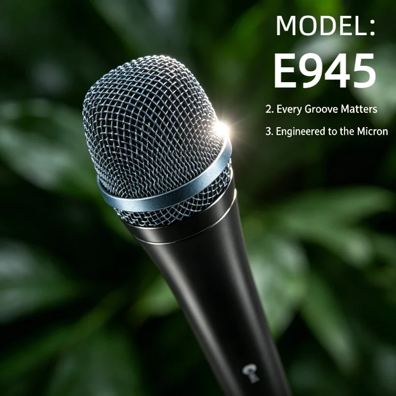 

Original E945 Dual Pack Dynamic Supercardioid Wired Microphone Live Vocals Professional Stage Singer 2PCS Bundle Mic