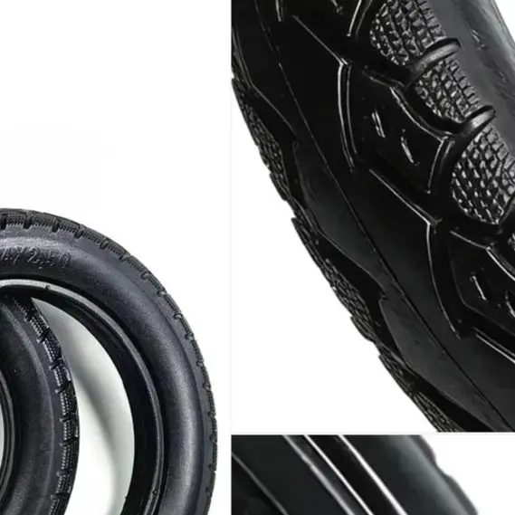 

2Pcs Tire For 14-inch Front Rear Wheels Of Electric Scooters Bikes Electric Vehicles Polyurethane Black 14×2.5 Cycling Parts