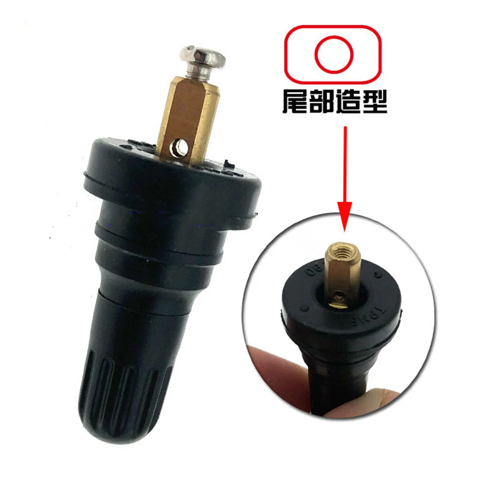 TPMS short tire pressure sensor valve for tubeless disc wheel nipple straight rubber nipple for TPMS