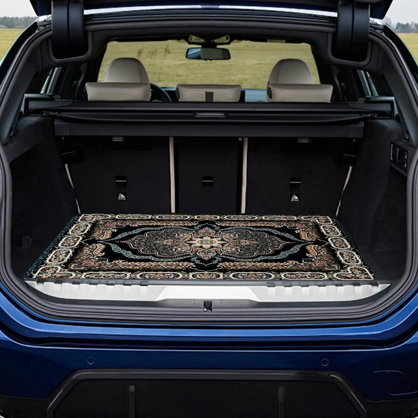 Car Cargo Mat Elegant Washable Dustproof Protector Rear Cargo Liner For SUV For Drivers Travel Enthusiasts Commuting Camping