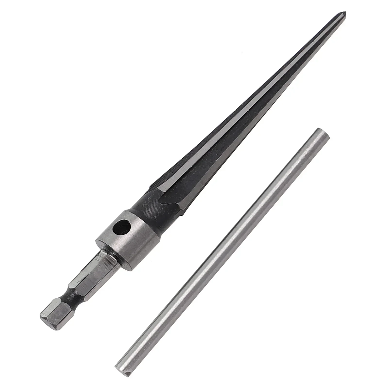 Imagem -06 - Carpintaria Taper Reamer Placa de Madeira Brocas Elétricas Ferramentas de Corte com Alça Hexagonal Chanfro Expansível e Rebarbação 313 mm