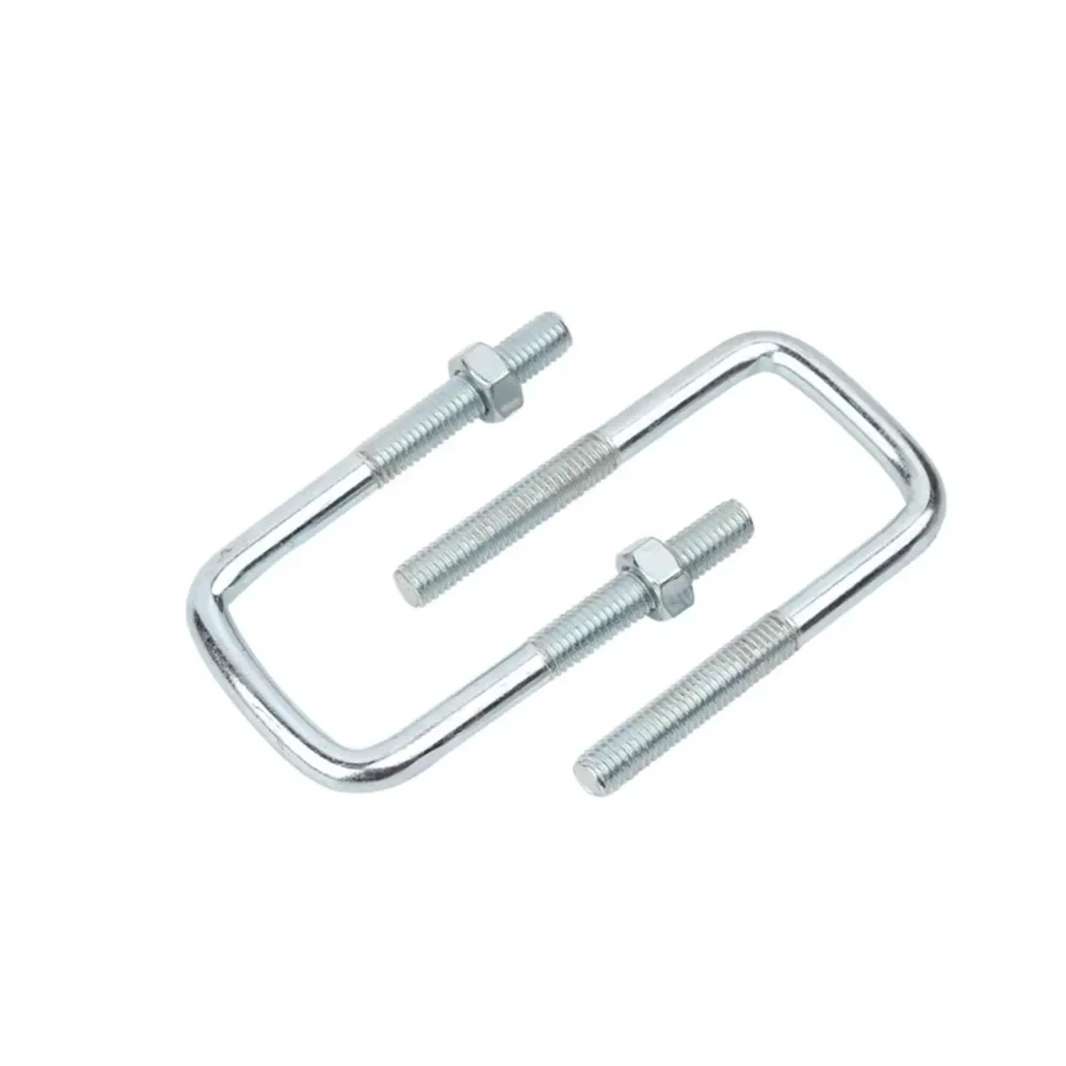 Ângulo direito galvanizado em forma de U Parafuso e Porca Set, Fastener, M6, M8
