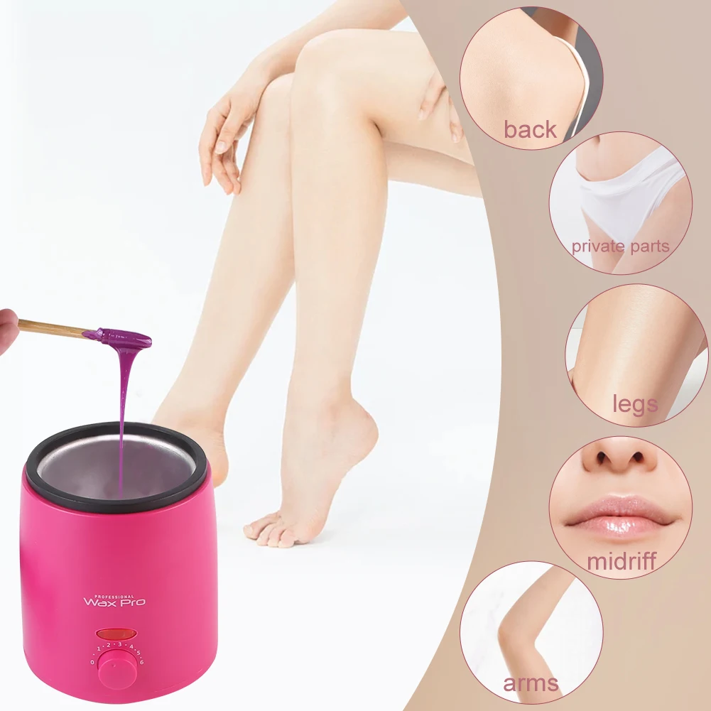 Wax Heater Machine Hair Removal Wax Melting Machine 200ml Epilator Wax Beads Heater Adjustable Temperature for Hair Removal