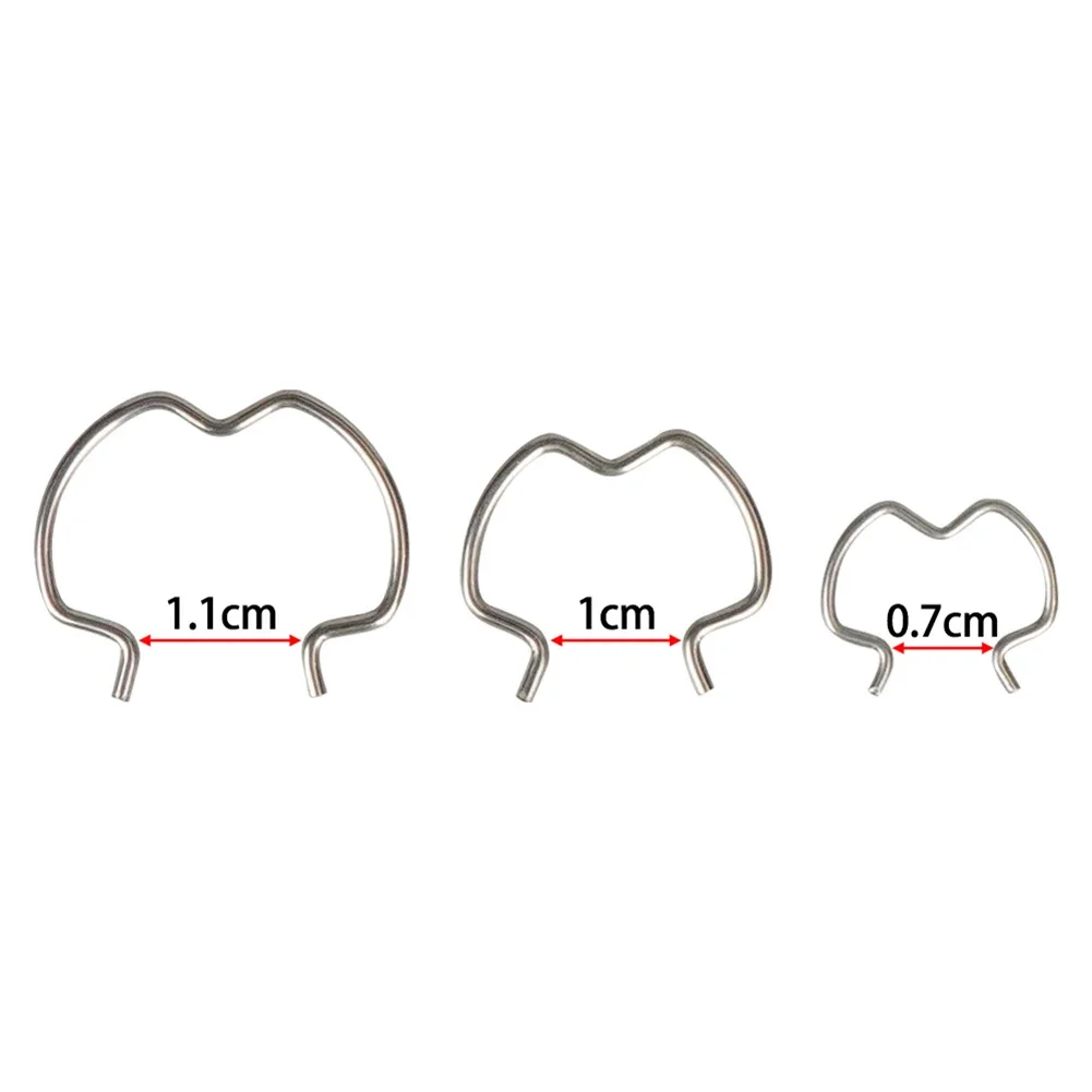 800-801 Quick Connector Clips 6-3/8\'\' 6-1/2\'\' 6-5/8\'\' 3 Different Size Cooler Line Clips 18 Pack Universal Fit