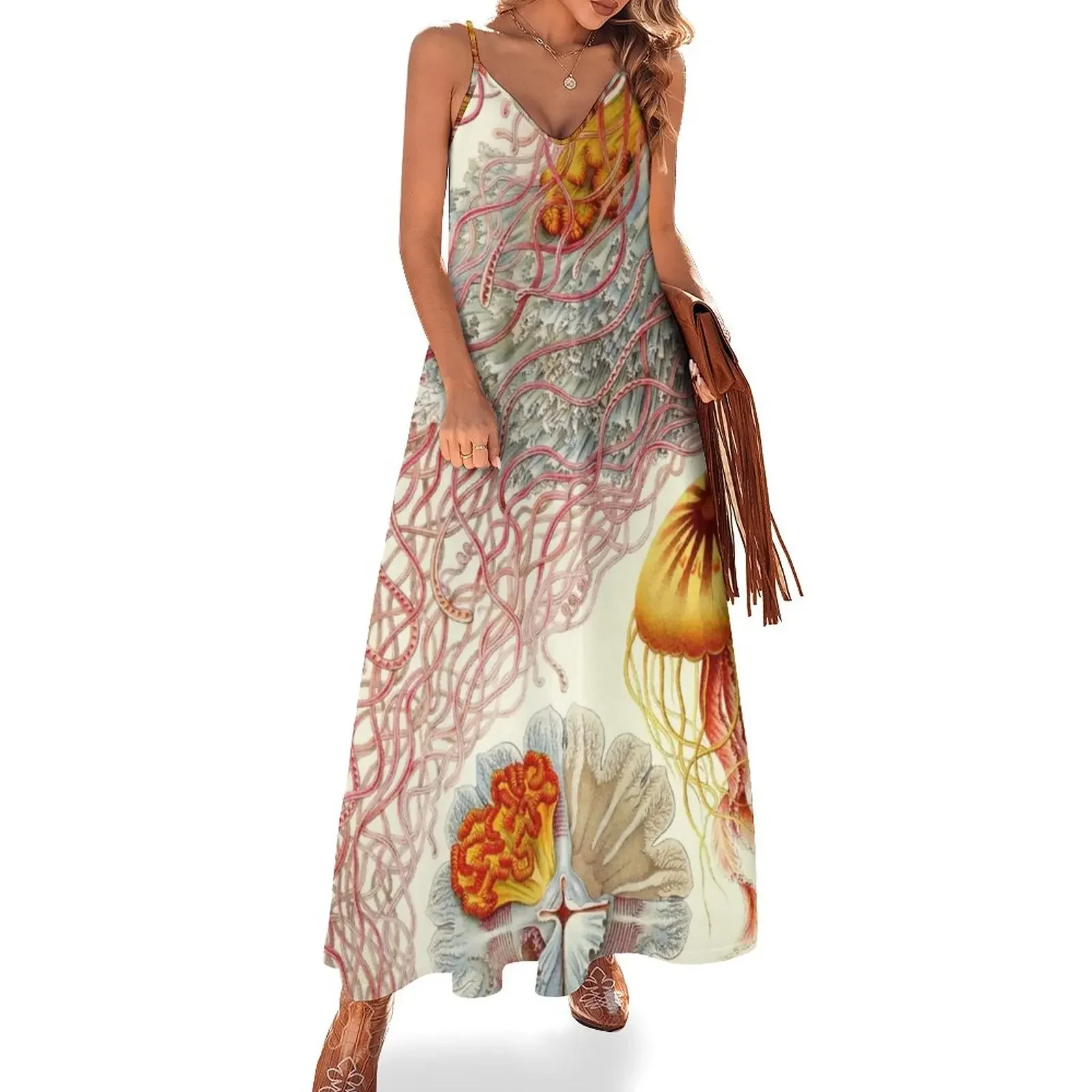 

Jellyfish - Ernst Haeckel Sleeveless Dress prom dresses 2025 Woman's evening dress