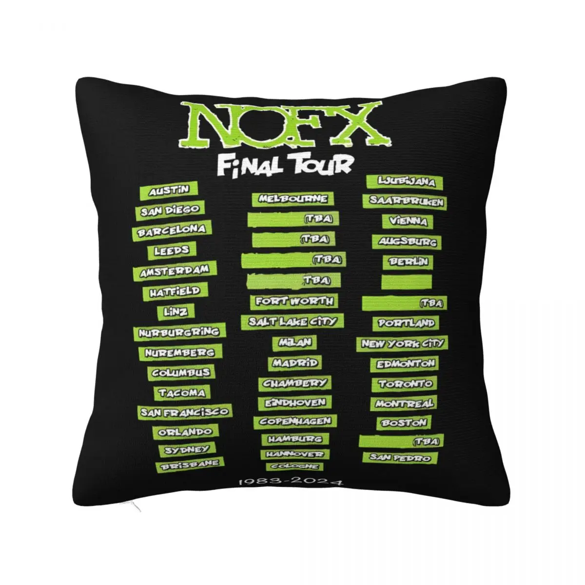 Nofx Band 2 Pillow Case Pillow Covers Home And Decoration Pillow Case Pillow Cover