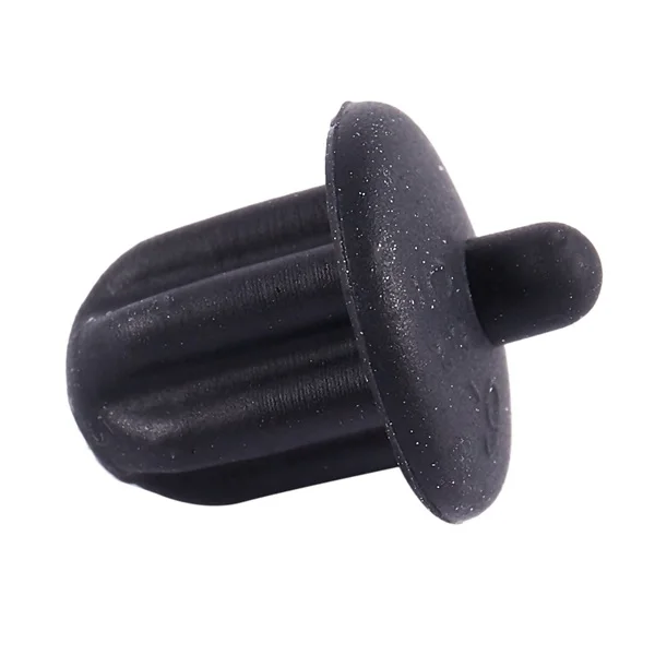 10x Black Rubber 6.35mm Audio Jack PC DVD Microphone Socket Dust Cover