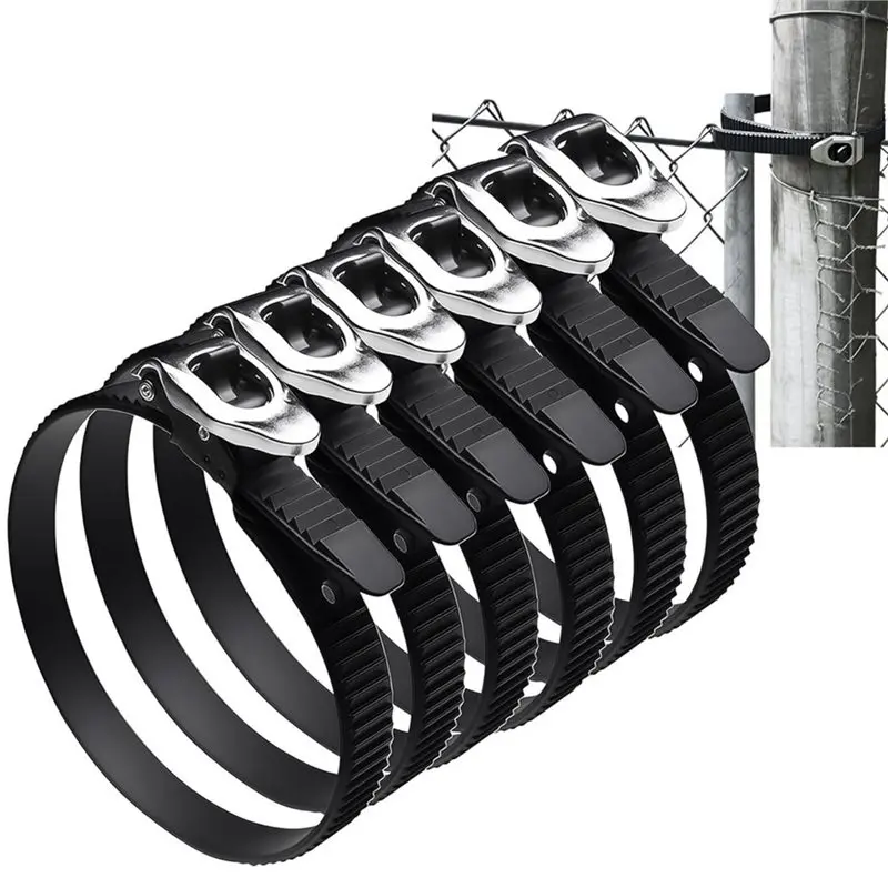 Y42A-Duty Reusable Ratchet Zip Ties(6Pcs), 20 Inch Adjustable Locking Cable Ties With Strap Lock, Outdoor Securing Strap