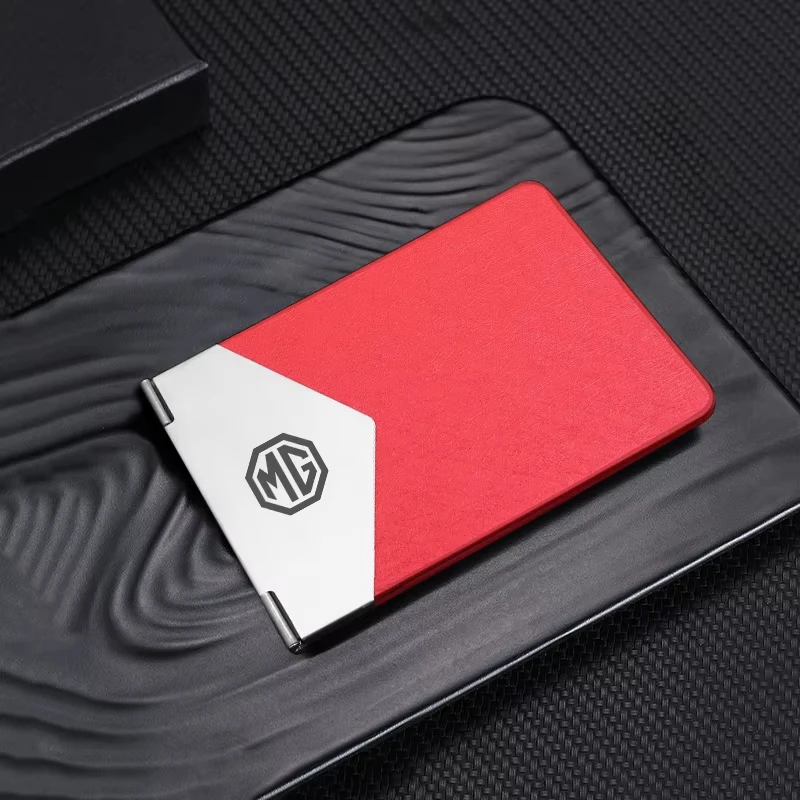 Slim Driving License Card Holder For MG Cyberster MG4 EV MG3 MG5 MG6 MG7 ZS HS ES5 ONE MARVEL R Cyber X Auto Credit Card Wallet view 3