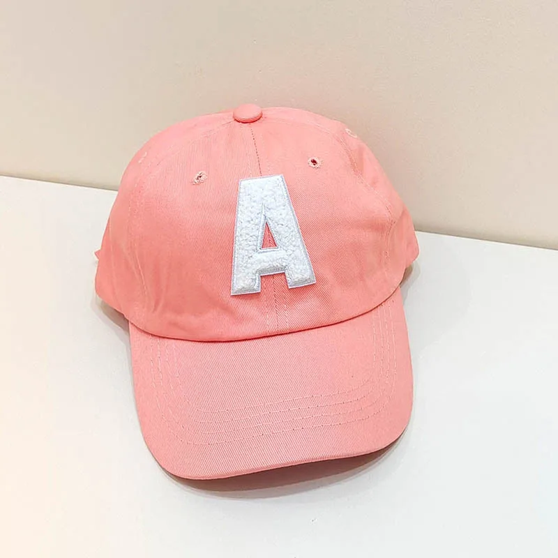Fashion Children Baseball Cap Letter A Embroidery Adjustable Baby
