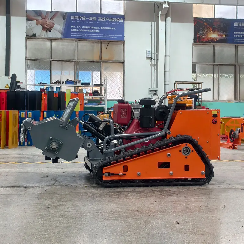 All Terrain Rugged Crawler lawn mower Long Distance Wireless Operation lawn mower Multi Purpose Farm Orchard Care lawn mower